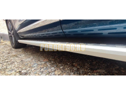 Пороги OEM Style для Geely Monjaro 2021-