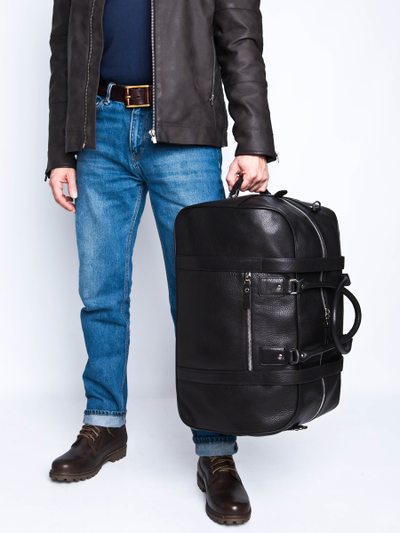 Дорожная сумка на колесах Firenze Premium black (арт. 
4042-51)