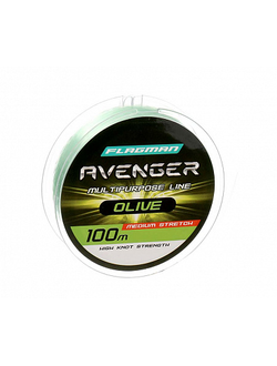 Flagman Леска Avenger Olive Line 100м 0,20мм 4,2кг/9,3lb