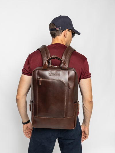 Кожаный рюкзак Viterbo Premium brown (арт. 3111-53)