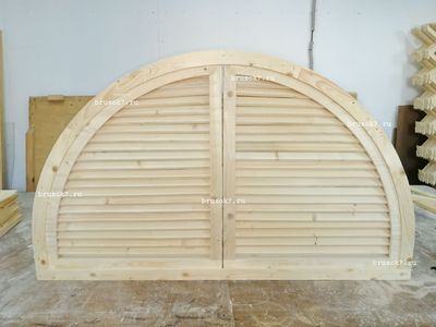 Арочные жалюзи для чердака