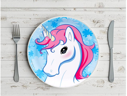 Тарелка Единорог №12