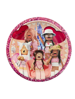 Тарелки роблокс 23см 10шт