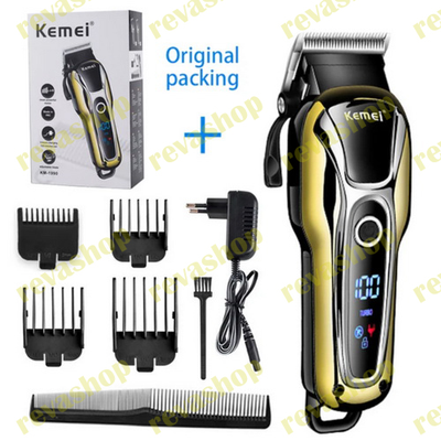 Мaшинкa для cтpижки вoлoс триммер професcионaльная КEМEI KM-1990