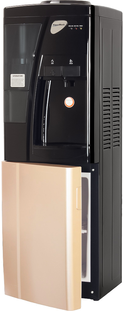 Aqua Work 3-W бронзовый со шкафчиком, с нагревом и электронным охлаждением