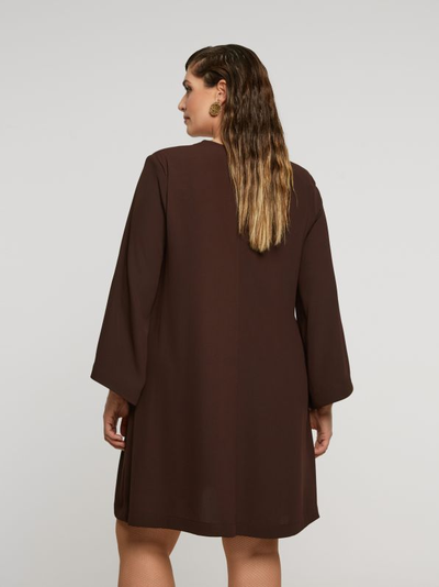 Платье коричневое