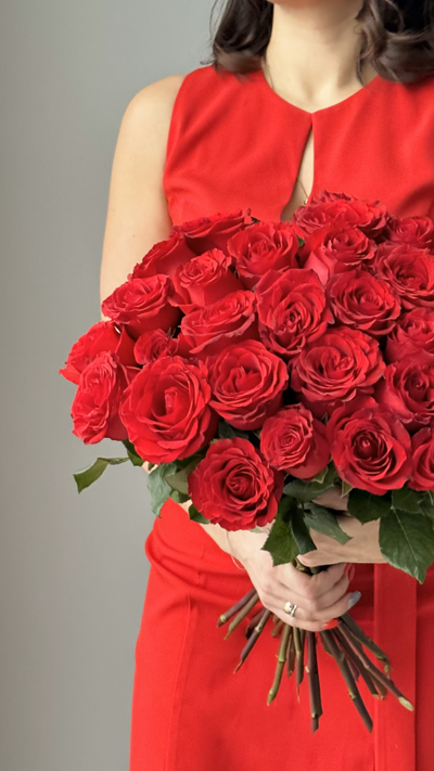 Букет 60 на день влюбленных