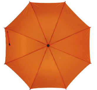 Зонт-трость с автоматическим открытием, белый и цветной, 18040588
