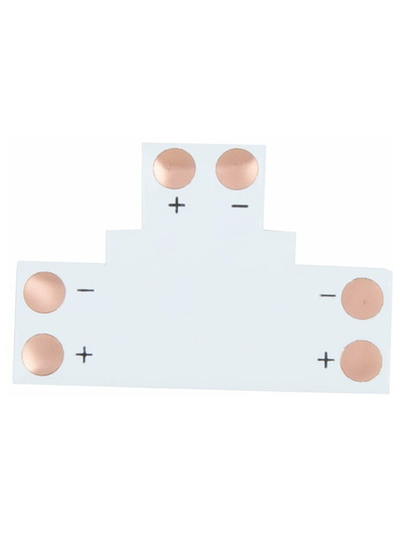 Гибкая соединительная Т-плата для одноцветной ленты SC21FTESB (упаковка 5шт) /Ecola™/