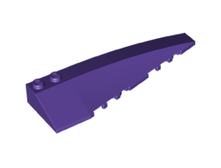 Wedge 10 x 3 Right, Dark Purple (50956 / 6185616)