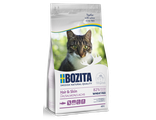 Bozita Hair &amp; Skin WHEAT FREE Salmon 30/15 сухое питание для взрослых и растущих кошек, для здоровой кожи и блестящей шерсти С ЛОСОСЕМ. НЕ СДЕРЖИТ ПШЕНИЦУ. (400 гр)