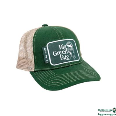 BIG GREEN EGG КЕПКА BGE С ЛОГО зеленая