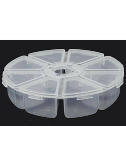 Органайзер для бисера 7 ячеек, круглый