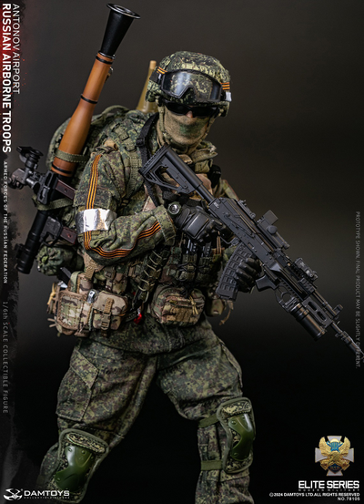 Российский десантник ВДВ - Коллекционная ФИГУРКА 1/6 RUSSIAN AIRBORNE TROOPS SENIOR RIFLEMAN (78105) - DAMTOYS
