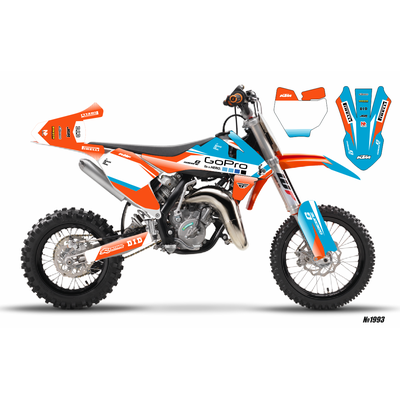 Наклейки на мотоцикл KTM 50 -  2016 2017 2018 2019 2020 graphic графика заказать купить