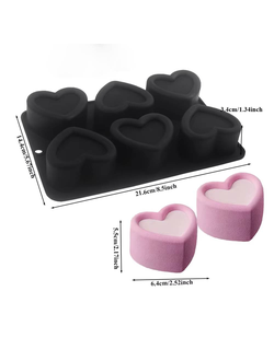 Силиконовая форма для муссовых десертов 17,5*16,5см, 4 ячейки купить в Калининграде