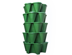 Вертикальная грядка "Лея" (зеленый)