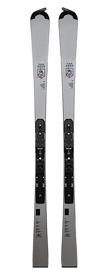 Для слалома Van Deer SL WORLD CUP RACING 165cm R12.5 grey [INF14] + Marker; COMP 30 DIN 15-30 (black/grey)