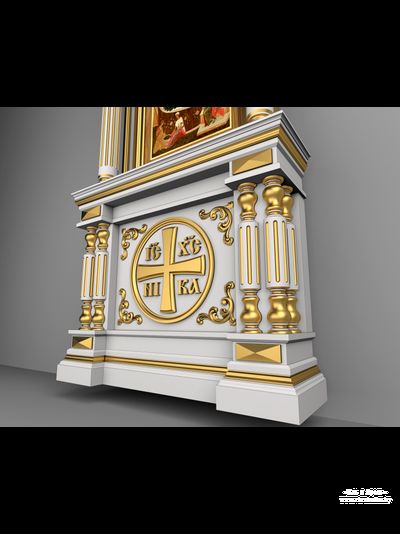 Киот напольный, 3d модель SketchUp