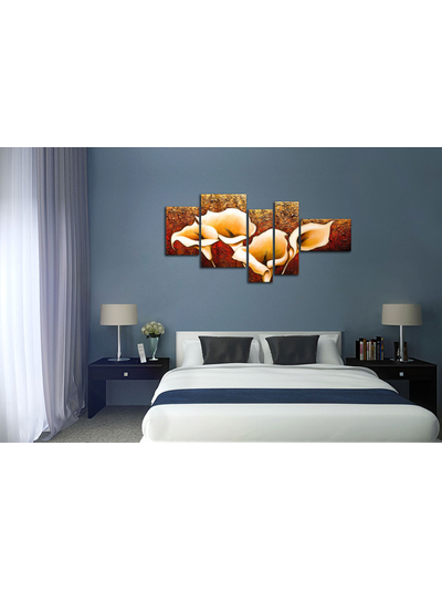 Модульная картина &quot;Цветочные раковины&quot;