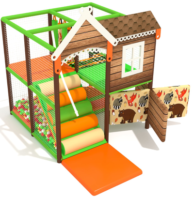 Игровой лабиринт «На опушке» 3,3х3,4х3м.