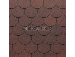 Гибкая черепица Docke pie standart кольчуга красный