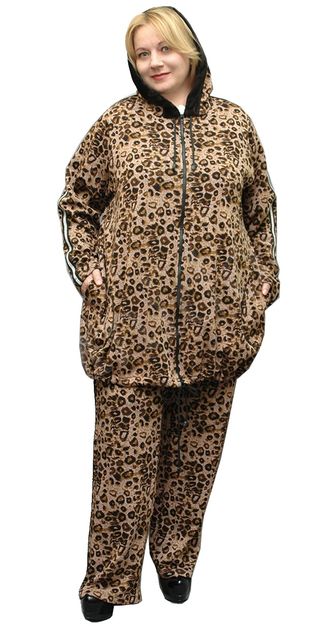 Теплый женский жакет с мягким ворсом БОЛЬШОГО размера  Арт. 4261 (Цвет коричневый ) Размеры 58-84