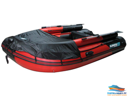 Тент на лодку GLADIATOR D 370 AL FB CAMO (фальш борт)