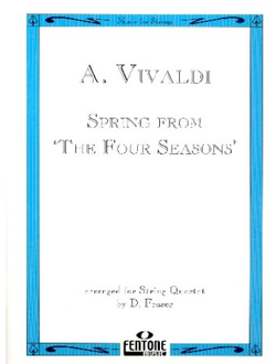 Vivaldi, Antonio Spring fom The Four Seasons for string quartet score and parts