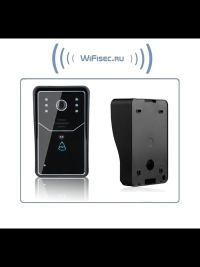 WiFi/LAN вызывная панель видеодомофона, интерком связь с активным подавлением шума, открытие замка через мобильное приложение, HD. до - 10 град.С. (163eye/YooSee)