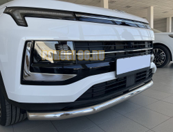 Защита переднего бампера d60 для Москвич 3 2023-