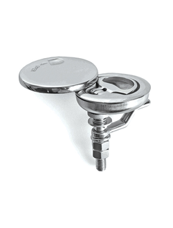 Ручка поворотная с крышкой 64х77мм