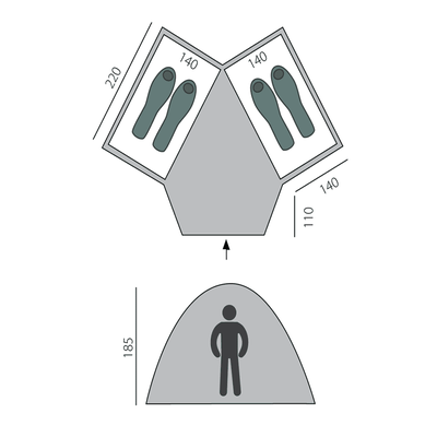 ПАЛАТКА BTRACE DOUBLE 4