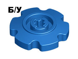 ! Б/У - Technic Tread Sprocket Wheel Small, Blue (57520 / 6207994) - Б/У