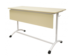 Стол ученический МЕГА двухместный, регулируемый, с экраном ЛДСП