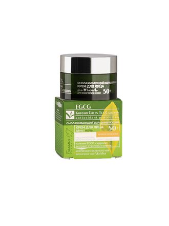 Белита-М EGCG Korean Green Tea Catechin Крем для лица День/ночь 50+ Омолаживающий выравнивающий, 50г