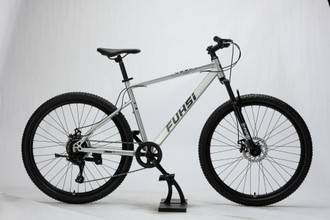 Велосипед FU624/ 21ск 24" серебряный рама сталь