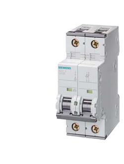 5SY6216-7 АВТОМАТИЧЕСКИЙ ВЫКЛЮЧАТЕЛЬ Iоткл.ном.=6КА 2-ПОЛЮСНЫЙ Iном=16А