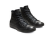 Кеды Converse All Star Black Mono Черные высокие кожаные