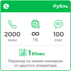 Мегафон Рубль