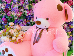 Гигантский плюшевый мишка 260 см розовый Тони