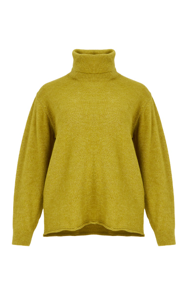 Свитер с воротом и манжетами - "резинкой"