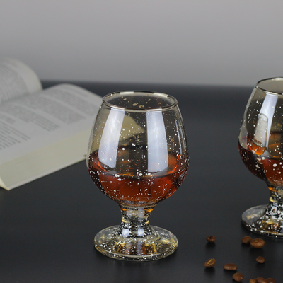 Бокал для коньяка "графит-снег"