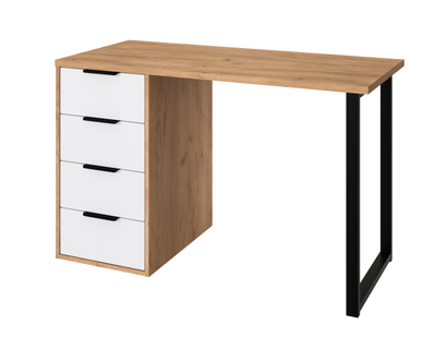 Стол С-400 дуб крафт золотой/меренга