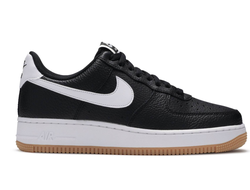 Nike Air Force 1 Low Black Gum (Экокожа) фото