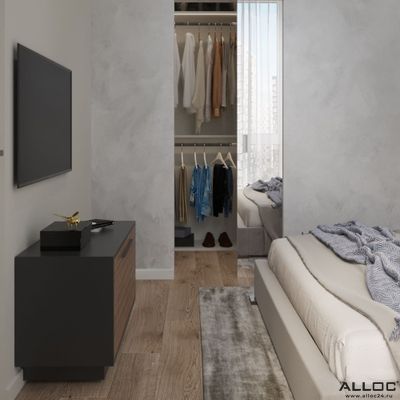 Ламинат Alloc Original Дуб Светло-Серый Элегант 04461 34 класс толщина 11 мм с фаской и подложкой 1.912 м2