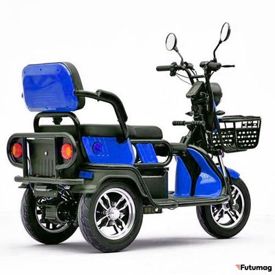 Трицикл GreenCamel Фродо X7 PRO (60V 800W R10) дифференциал синий