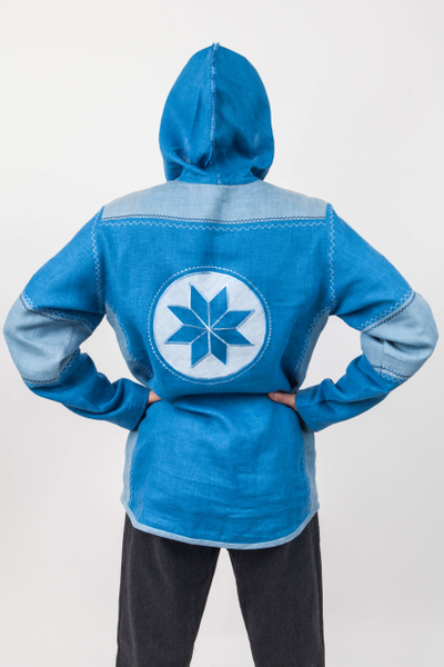 Рубаха с капюшоном "Витязъ" с Алатырем