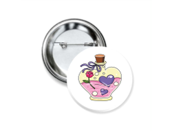 Значок закатной #12 на День влюблённых, 14 февраля