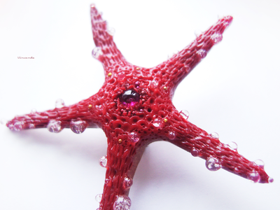 Морская брошь "Звезда ундины"